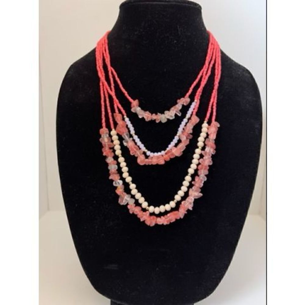 Boho Multi Layered Necklace - Picture 2 of 10